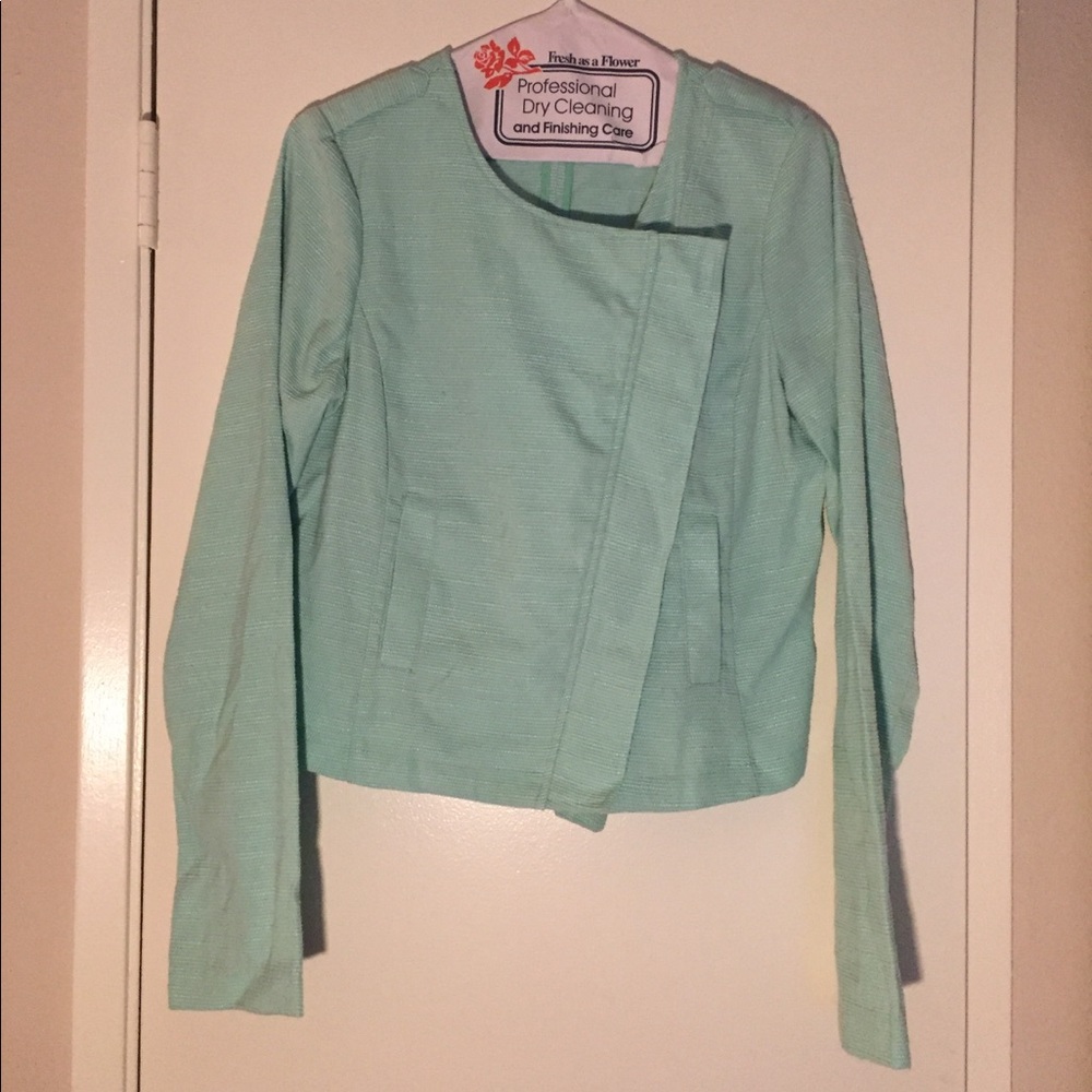 Aqua bomber Jacket with pockets